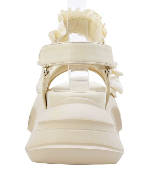 merry jenny(メリージェニー)の「フリルメッシュスニーカーサンダル(サンダル・レディース・アイボリー/ブラック/ブルー/ピンク・SMALL/MEDIUM/LARGE)」の6枚目の写真