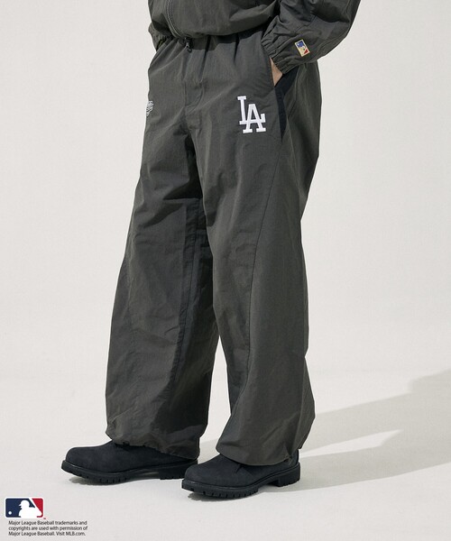 セール】FREAK'S STORE/フリークスストア MLB ワイド ナイロン パンツ