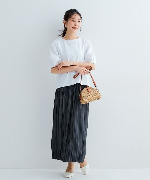 セール】小さいサイズ ランダムプリーツタイトスカート 低身長