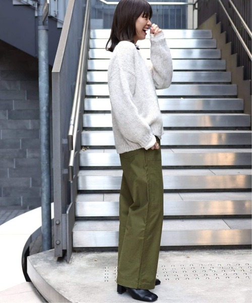 JOURNAL STANDARD relume（ジャーナルスタンダード　レリューム）の「《追加16》ワイドベイカーパンツ（カーゴパンツ・レディース・ホワイト/ネイビー/カーキ・36/34/38）」の21枚目の写真