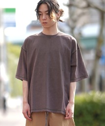 FIEVOLE（フィエボーレ）の「FIEVOLE フィエボーレ オーバーサイズ ピグメント TEE  ドローコード（Tシャツ/カットソー）」