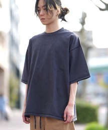 FIEVOLE（フィエボーレ）の「FIEVOLE フィエボーレ オーバーサイズ ピグメント TEE  ドローコード（Tシャツ/カットソー）」