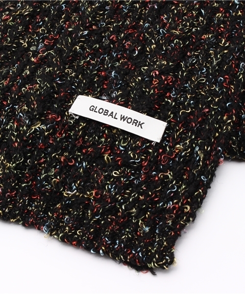 GLOBAL WORK（グローバルワーク）の「アクリルニットケーブルマフラー/567547（マフラー・メンズ・その他/ブラック/カーキ/ダークグレー・FREE）」の5枚目の写真