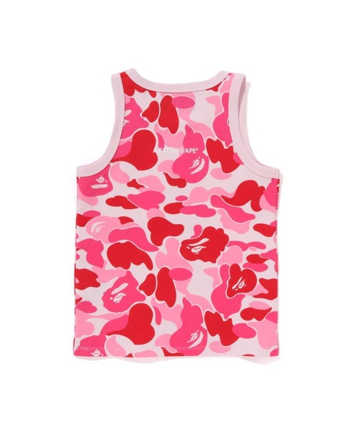 A BATHING APE（アベイシングエイプ）の「ABC CAMO TANK TOP（タンクトップ・レディース・ピンク/グリーン・MEDIUM/SMALL/LARGE）」の4枚目の写真