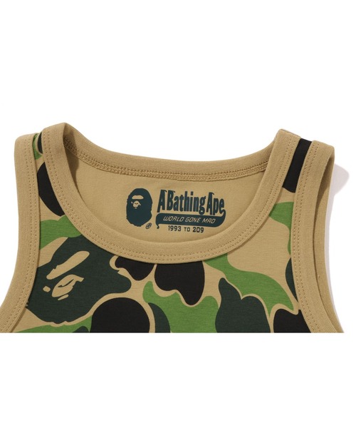 A BATHING APE camo design tee タンクトップ A BATHING APE タンクトップ ABC CAMO NYC LOGO TANK TOP メンズ