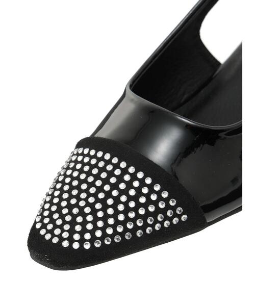 Te chichi（テチチ）の「スタッズミュール（パンプス・レディース・ブラック・38/37）」の7枚目の写真