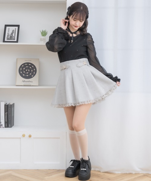 セール】キラキラツイードスカパン（スカート）｜couture BY ROJITA