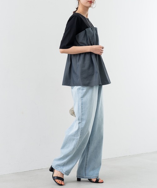 ANNA LUNA(アンナルナ)の「【ANNA LUNA】一枚で トレンド感 のある 着こなし が 楽しめる ビスチェ レイヤード風 プルオーバー(Tシャツ/カットソー・レディース・オフホワイト/ブラック/その他・MEDIUM)」の19枚目の写真