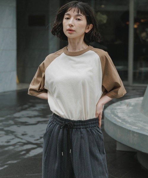 5.6オンス ラグラン クルーネック 半袖Tシャツ ビッグシルエット 2026年 夏 夏服