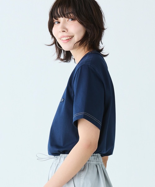 [LACOSTE] スポーツテイスト 半袖Tシャツ 配色ステッチ半袖Tシャツ（Tシャツ/カットソー）｜LACOSTE
