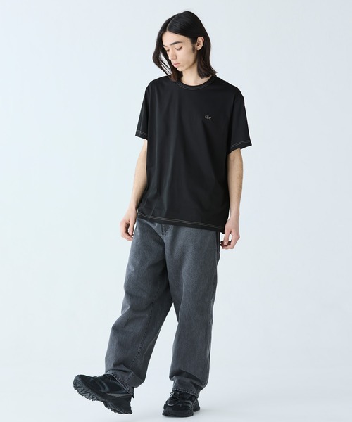 LACOSTE(ラコステ)の「配色ステッチ半袖Tシャツ(Tシャツ/カットソー・メンズ・ブラック/ネイビー/グレー・2/4/6/3/5)」の15枚目の写真