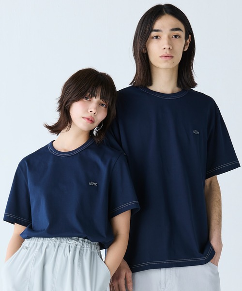 LACOSTE(ラコステ)の「配色ステッチ半袖Tシャツ(Tシャツ/カットソー・メンズ・ブラック/ネイビー/グレー・2/4/6/3/5)」の19枚目の写真
