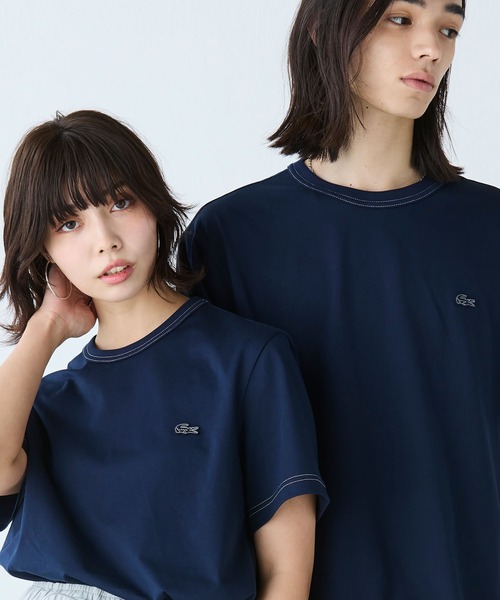 LACOSTE(ラコステ)の「配色ステッチ半袖Tシャツ(Tシャツ/カットソー・メンズ・ブラック/ネイビー/グレー・2/4/6/3/5)」の18枚目の写真