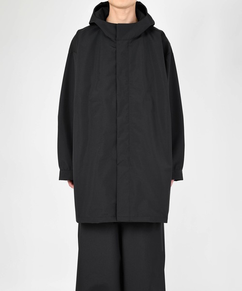LAD MUSICIAN（ラッドミュージシャン）の「3LAYER TAFFETA HOODED COAT（マウンテンパーカー・メンズ・ブラック・42/44/46）」の9枚目の写真