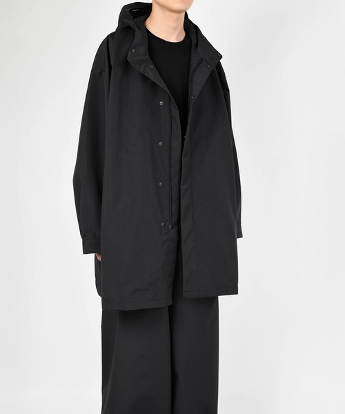 LAD MUSICIAN（ラッドミュージシャン）の「3LAYER TAFFETA HOODED COAT（マウンテンパーカー・メンズ・ブラック・42/44/46）」の6枚目の写真