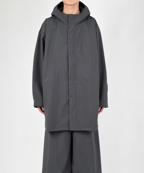 LAD MUSICIAN(ラッドミュージシャン)の「3LAYER TAFFETA HOODED COAT(マウンテンパーカー・メンズ・ブラック・42/44/46)」の10枚目の写真