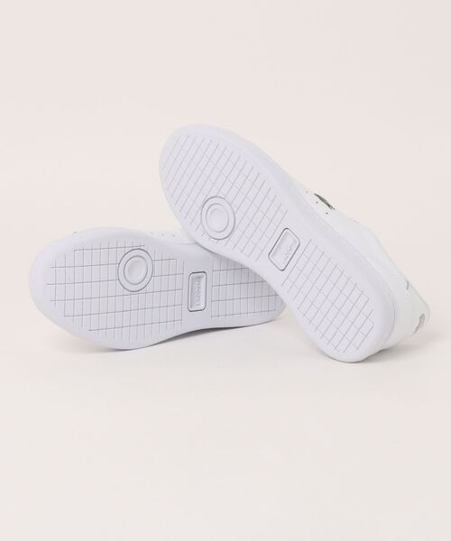 LACOSTE(ラコステ)の「LACOSTE ラコステ CARNABY SET 224 10 SFA【本革】レディースレザースニーカー(カーナビーセット22410SFA)(スニーカー・レディース・ホワイト・23.5cm/24.5cm/25.0cm/23.0cm/24.0cm)」の3枚目の写真