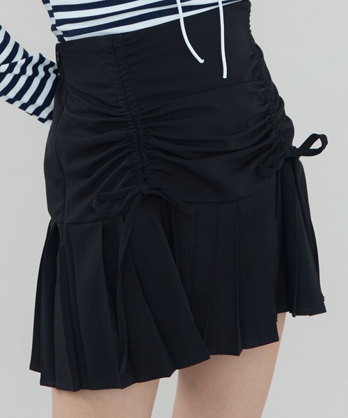 ★Karen Millen★ストラクチャードシャーリングミニスカート シャーリングプリーツミニスカート（スカート）｜SEN TOKYO