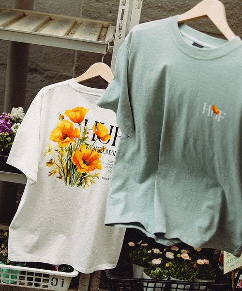 POPPY TEE / HUF ハフ プリント Tシャツ 半袖（Tシャツ