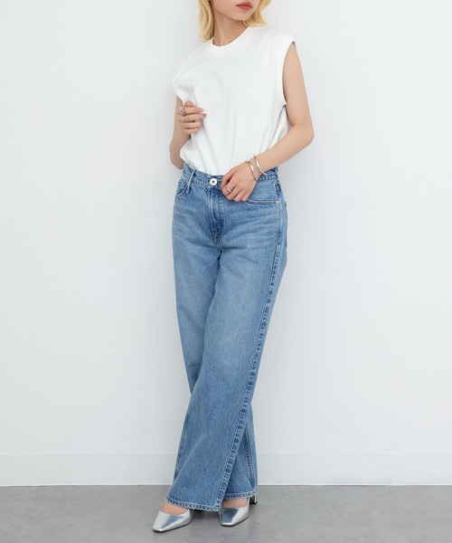 HANES(ヘインズ)の「【Hanes】SHIRO スリーブレスTシャツ HM3-B201(Tシャツ/カットソー・レディース・ホワイト・S/M/L/XL)」の8枚目の写真