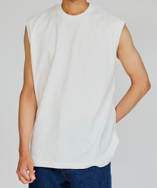 HANES(ヘインズ)の「【Hanes】SHIRO スリーブレスTシャツ HM3-B201(Tシャツ/カットソー・レディース・ホワイト・S/M/L/XL)」の10枚目の写真