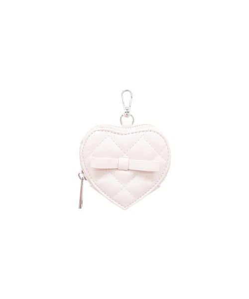 Honey Cinnamon（ハニーシナモン）の「キルティングハート型ショルダーバッグ（ショルダーバッグ・レディース・ブラック/ピンク・FREE）」の6枚目の写真