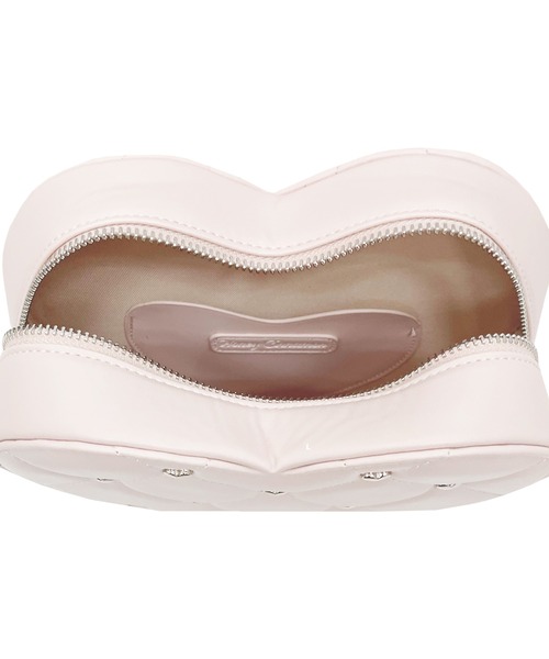 Honey Cinnamon（ハニーシナモン）の「キルティングハート型ショルダーバッグ（ショルダーバッグ・レディース・ブラック/ピンク・FREE）」の10枚目の写真