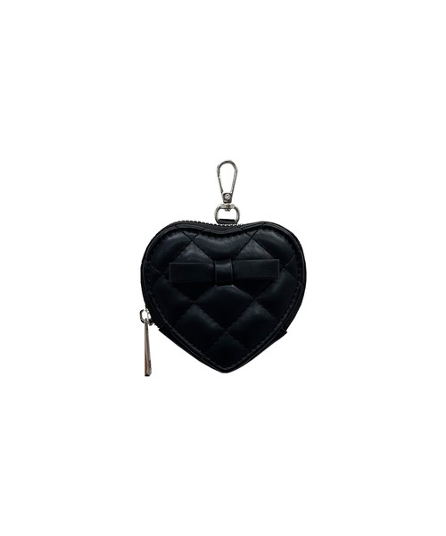 Honey Cinnamon（ハニーシナモン）の「キルティングハート型ショルダーバッグ（ショルダーバッグ・レディース・ブラック/ピンク・FREE）」の14枚目の写真