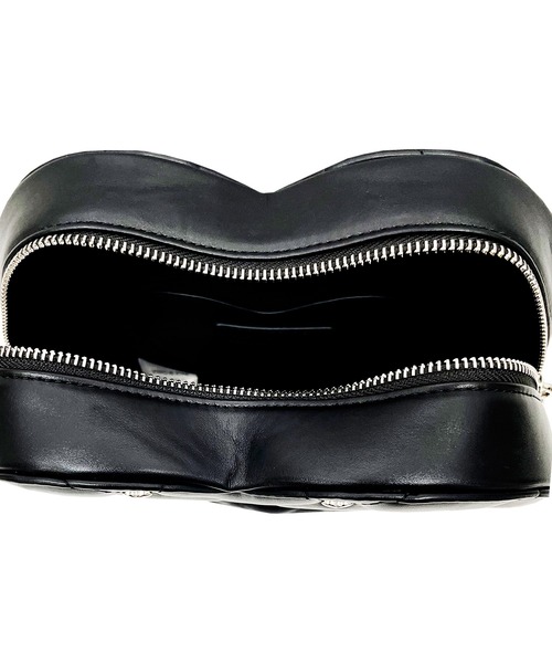 Honey Cinnamon（ハニーシナモン）の「キルティングハート型ショルダーバッグ（ショルダーバッグ・レディース・ブラック/ピンク・FREE）」の18枚目の写真