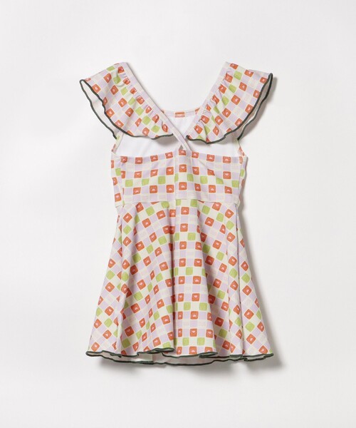 BEAMS mini（ビームスミニ）の「フレア ワンピース スイムウェア 2025SS（100～130cm）（水着・キッズ・ピンク/サックスブルー・S(100～110)/M(110～120)/L(120～130)）」の17枚目の写真