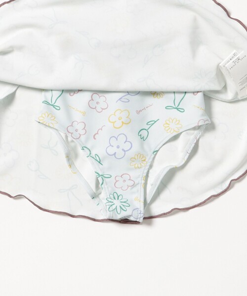 BEAMS mini（ビームスミニ）の「フレア ワンピース スイムウェア 2025SS（100～130cm）（水着・キッズ・ピンク/サックスブルー・S(100～110)/M(110～120)/L(120～130)）」の22枚目の写真