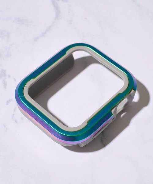 ADPOSION（アドポーション）の「【zandy / ズィー・アンド・ワイ】シリコンマグネットバックル&ツートンフレームケース（デジタル腕時計・レディース・ライトグレー/チャコールグレー/カーキ/ブラック/レインボー・MEDIUM/SMALL）」の12枚目の写真