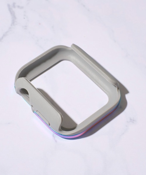 ADPOSION（アドポーション）の「【zandy / ズィー・アンド・ワイ】シリコンマグネットバックル&ツートンフレームケース（デジタル腕時計・レディース・ライトグレー/チャコールグレー/カーキ/ブラック/レインボー・MEDIUM/SMALL）」の13枚目の写真