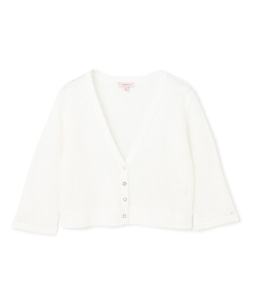 TOCCA(トッカ)の「SUMMER STARS CARDIGAN カーディガン(カーディガン/ボレロ・レディース・アイボリー系/ネイビー系・F)」の10枚目の写真