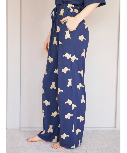 新品 ジェラートピケ ルームウェア カシュクール ワンピース パンツ 2点セット ジェラートピケ】セットアップ&ワンピ『夏のルームウェア