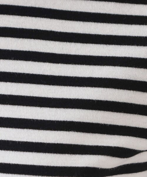 OPAQUE.CLIP（オペークドットクリップ）の「フライスベーシックTシャツ【洗濯機洗い可】（Tシャツ/カットソー・レディース・ネイビー/ホワイト/ブラック/ホワイト系3・42/40/38/36）」の16枚目の写真