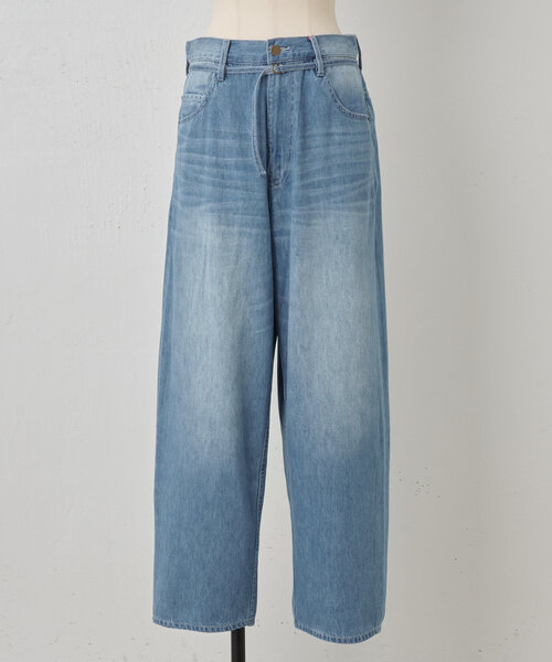 BEARDSLEY（ビアズリー）の「《FRIPIER》8.5OZルーズデニム（デニムパンツ・レディース・インディゴブルー・FREE）」の16枚目の写真