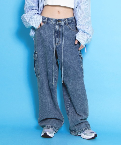 PUNYUS プニュズ バレルデニムパンツ 新品未使用 タグ付き サイズ4 バレルデニムパンツ[商品：PN25SS-020] - PUNYUS Online Store