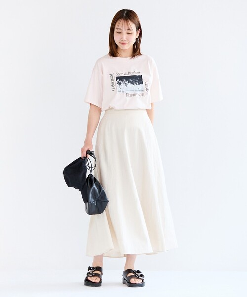 UNFILO(アンフィーロ)の「リネンレーヨン セミフレアスカート(スカート・レディース・ブラック系/ベージュ系/ダークブラウン系/オレンジ系・SMALL/MEDIUM/LARGE/X-SMALL)」の19枚目の写真