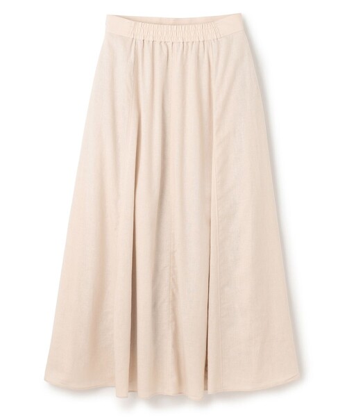 UNFILO(アンフィーロ)の「リネンレーヨン セミフレアスカート(スカート・レディース・ブラック系/ベージュ系/ダークブラウン系/オレンジ系・SMALL/MEDIUM/LARGE/X-SMALL)」の5枚目の写真