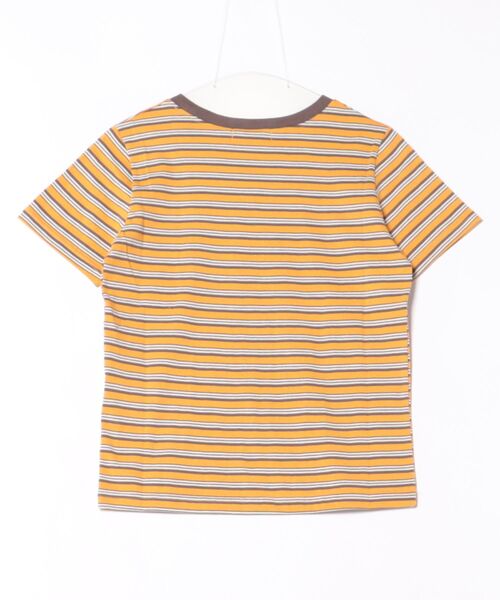 TEEN BOOP（ティーンブープ）の「マルチボーダーコンパクトTee（Tシャツ/カットソー・レディース・ブルー/ブラック/イエロー・FREE）」の4枚目の写真