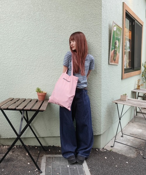 TEEN BOOP（ティーンブープ）の「マルチボーダーコンパクトTee（Tシャツ/カットソー・レディース・ブルー/ブラック/イエロー・FREE）」の14枚目の写真