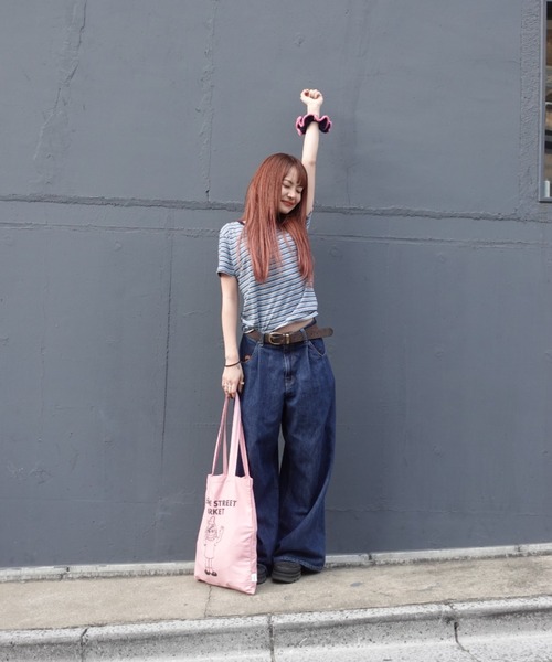 TEEN BOOP（ティーンブープ）の「マルチボーダーコンパクトTee（Tシャツ/カットソー・レディース・ブルー/ブラック/イエロー・FREE）」の17枚目の写真