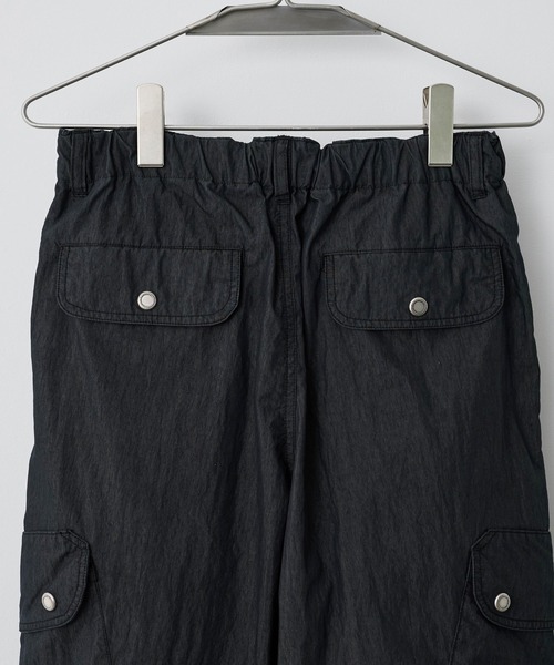 パンツ WYM C/N WASHER CURVED FLARE WIDE CARGO C/N WASHER CURVED FLARE WIDE CARGO（カーゴパンツ）｜WYM