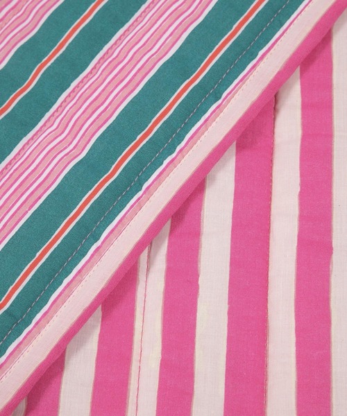 BAYFLOW（ベイフロー）の「【ASANTE SANA】リバーシブルマルチカバー180×120（クッション/クッションカバー・レディース・グリーン/パープル・0）」の13枚目の写真