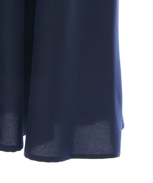 CLEAR BASIC（クリアベーシック）の「【低身長サイズ有】ウエストベルトフリルスリーブワンピース[華奢見え フェミニン]（ワンピース・レディース・ブルー系その他/ネイビー/ブラック/ネイビー系/テラコッタ/カーキ・F/XS）」の17枚目の写真