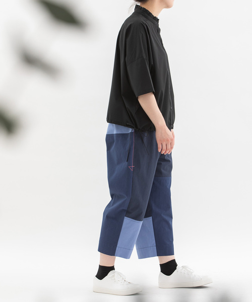 nop de nod(ノップドゥノッド)の「Pomme miscコットンパンツ(その他パンツ・レディース・ベージュ/ネイビー/ダークグレー・M)」の18枚目の写真
