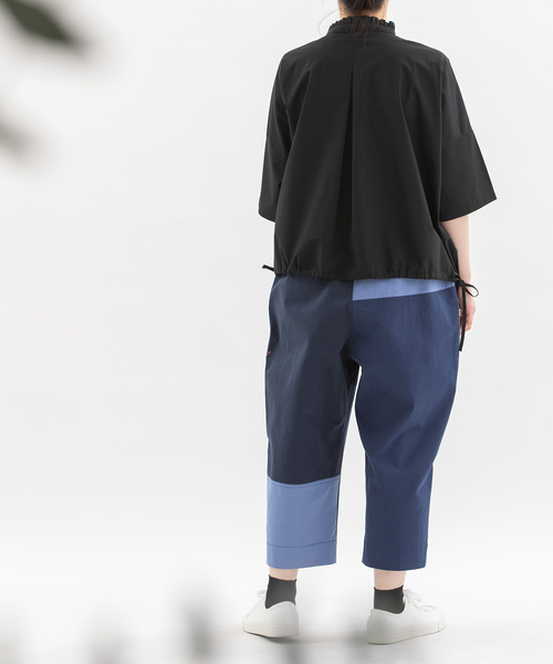 nop de nod(ノップドゥノッド)の「Pomme miscコットンパンツ(その他パンツ・レディース・ベージュ/ネイビー/ダークグレー・M)」の17枚目の写真