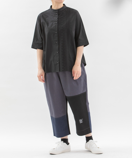 nop de nod(ノップドゥノッド)の「Pomme miscコットンパンツ(その他パンツ・レディース・ベージュ/ネイビー/ダークグレー・M)」の12枚目の写真