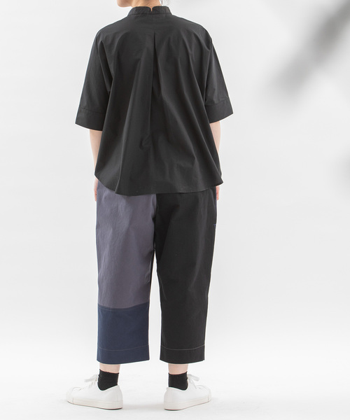 nop de nod(ノップドゥノッド)の「Pomme miscコットンパンツ(その他パンツ・レディース・ベージュ/ネイビー/ダークグレー・M)」の11枚目の写真